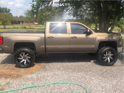 1 2015 Silverado 1500 Chevrolet Superlift Suspension Lift 65in Arkon Off Road Lincoln Machined Black