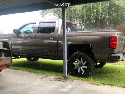 1 2015 Silverado 1500 Chevrolet Superlift Suspension Lift 65in Arkon Off Road Lincoln Machined Black