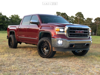 1 2014 Sierra 1500 Gmc Motofab Leveling Kit Arkon Off Road Caesar Black