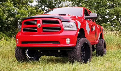 1 2014 1500 Ram Full Throttle Suspension Lift 8in Arkon Off Road Caesar Machined Black