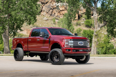 2018 Ford F-350 Super Duty - 24x14 -81mm - ARKON OFF-ROAD Caesar - Suspension Lift 6" - 325/45R24