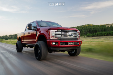 1 2018 F 350 Super Duty Ford Bds Suspension Lift 6in Arkon Off Road Caesar Machined Black