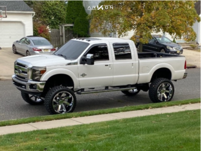 1 2014 F 350 Super Duty Ford Superlift Suspension Lift 10in Arkon Off Road Lincoln Chrome