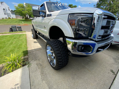 1 2014 F 350 Super Duty Ford Superlift Suspension Lift 10in Arkon Off Road Lincoln Chrome