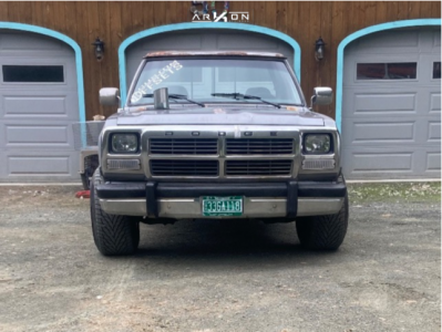 1 1991 D250 Dodge Stock Air Suspension Arkon Off Road Alexander Black