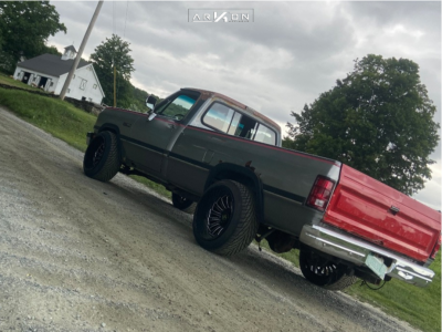 1 1991 D250 Dodge Stock Air Suspension Arkon Off Road Alexander Black