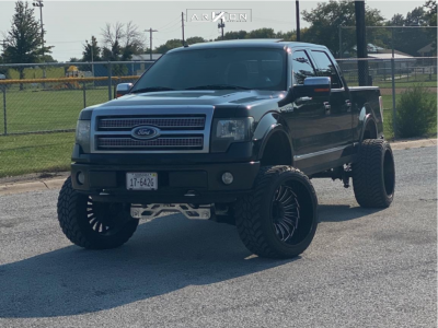 1 2011 F 150 Ford Rough Country Suspension Lift 6in Arkon Off Road Alexander Black