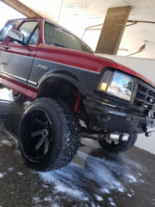 1 1994 F 250 Ford Tuff Country Suspension Lift 6in Arkon Off Road Lincoln Black