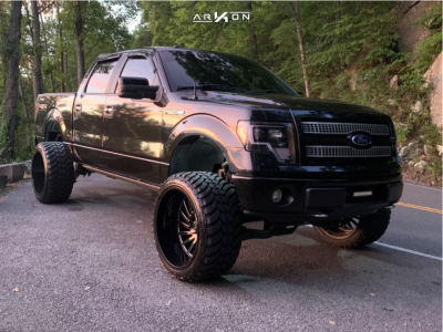2010 Ford F-150 - 24x14 -81mm - ARKON OFF-ROAD Caesar - Suspension Lift 6" - 35" x 13.5"