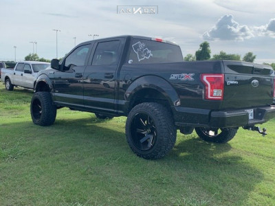 1 2017 F 150 Ford Maxtrac Suspension Lift 7in Arkon Off Road Lincoln Machined Black