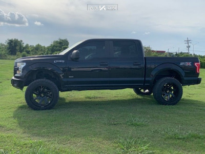 1 2017 F 150 Ford Maxtrac Suspension Lift 7in Arkon Off Road Lincoln Machined Black