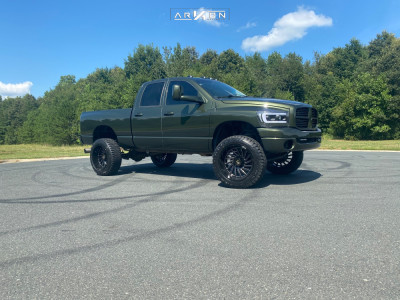 2008 Dodge Ram 2500 - 22x12 -57mm - ARKON OFF-ROAD Caesar - Suspension Lift 4" - 35" x 12.5"