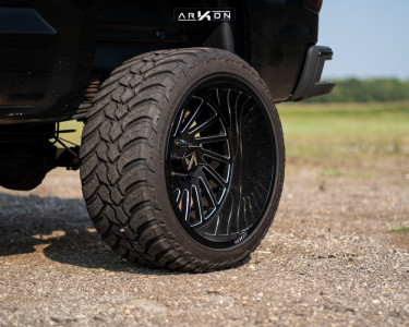 1 2015 Silverado 1500 Chevrolet Rough Country Suspension Lift 7in Arkon Off Road Caesar Machined Black