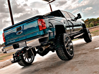 1 2017 Silverado 2500 Hd Chevrolet Rough Country Suspension Lift 75in Arkon Off Road Lincoln Chrome