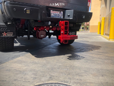 1 2012 F 350 Super Duty Ford Bds Suspension Lift 8in Arkon Off Road Crown Series Victory Red