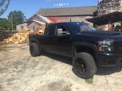 1 2009 Silverado 1500 Chevrolet Rough Country Suspension Lift 3in Arkon Off Road Lincoln Black