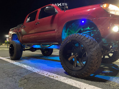 2012 Toyota Tacoma - 22x12 -51mm - ARKON OFF-ROAD Lincoln - Suspension Lift 6" & Body 3" - 35" x 12.5"