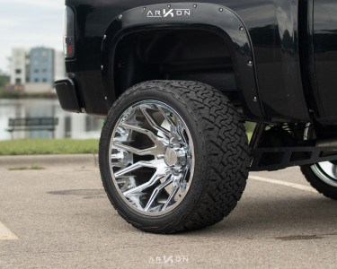 1 2010 Silverado 1500 Chevrolet Rough Country Suspension Lift 75in Arkon Off Road Roosevelt Chrome