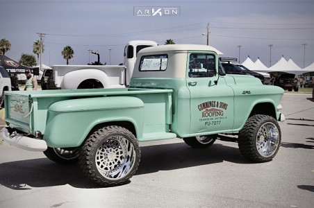 1 1967 C15 C1500 Pickup Gmc Custom Suspension Lift 7in Arkon Off Road Crown Series Triumph Chrome