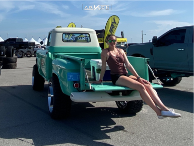 1 1967 C15 C1500 Pickup Gmc Custom Suspension Lift 7in Arkon Off Road Crown Series Triumph Chrome