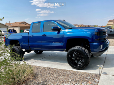 1 2019 Silverado 1500 Ld Chevrolet Superlift Suspension Lift 8in Arkon Off Road Lincoln Black Milled