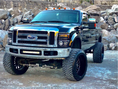 2008 Ford F-250 Super Duty - 24x14 -81mm - ARKON OFF-ROAD Caesar - Suspension Lift 6" - 37" x 13.5"