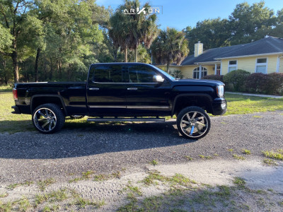 1 2016 Sierra 1500 Gmc Rough Country Suspension Lift 6in Arkon Off Road Lincoln Chrome