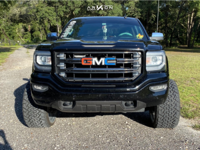 1 2016 Sierra 1500 Gmc Rough Country Suspension Lift 6in Arkon Off Road Lincoln Chrome