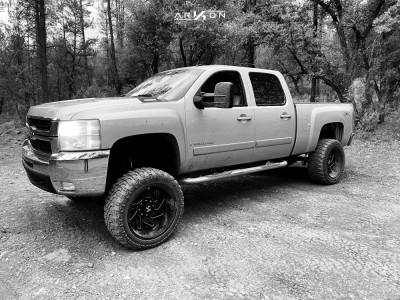 2008 Chevrolet Silverado 2500 HD - 22x12 -55mm - ARKON OFF-ROAD Cleopatra - Suspension Lift 6" - 35" x 12.5"