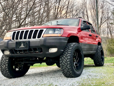 1 1999 Grand Cherokee Jeep Laredo Rough Country Suspension Lift 475in Arkon Off Road Cleopatra Black