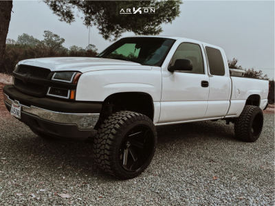 【sheyla】 2005 Chevrolet Silverado 1500 Wheel Offset Hella Stance >5