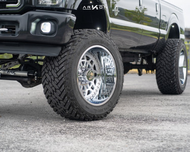 1 2013 F 250 Super Duty Ford Mcgaughys Suspension Lift 8in Arkon Off Road Crown Series Triumph Chrome