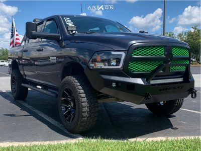 1 2017 1500 Ram Maxtrac Suspension Lift 65in Arkon Off Road Roosevelt Black