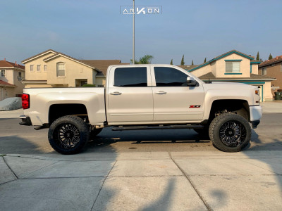 1 2017 Silverado 1500 Chevrolet Mcgaughys Suspension Lift 8in Arkon Off Road Alexander Black