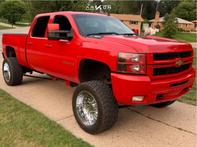 1 2009 Silverado 2500 Hd Chevrolet Rcd Suspension Lift 6in Arkon Off Road Crown Series Victory Chrome