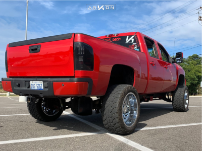 1 2009 Silverado 2500 Hd Chevrolet Rcd Suspension Lift 6in Arkon Off Road Crown Series Victory Chrome
