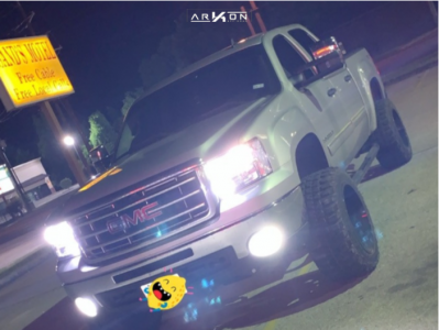 1 2009 Sierra 1500 Gmc Rough Country Suspension Lift 5in Arkon Off Road Lincoln Black