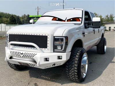 1 2008 F 350 Super Duty Ford Fox Leveling Kit Arkon Off Road Crown Series Triumph Chrome