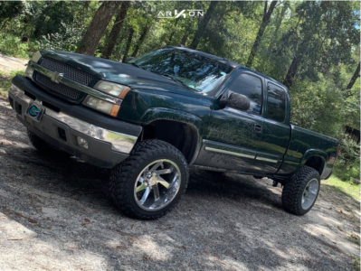1 2005 Silverado 1500 Chevrolet Rough Country Suspension Lift 4in Arkon Off Road Lincoln Chrome