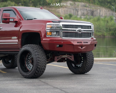 1 2015 Silverado 1500 Chevrolet Mcgaughys Suspension Lift 7in Arkon Off Road Crown Series Victory Machined Accents