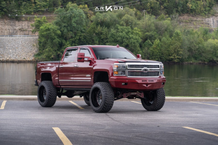 1 2015 Silverado 1500 Chevrolet Mcgaughys Suspension Lift 7in Arkon Off Road Crown Series Victory Machined Accents