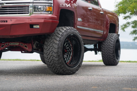 1 2015 Silverado 1500 Chevrolet Mcgaughys Suspension Lift 7in Arkon Off Road Crown Series Victory Machined Accents