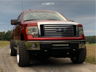 2010 Ford F-150 - 22x12 -51mm - ARKON OFF-ROAD Caesar - Suspension Lift 4" - 33" x 12.5"