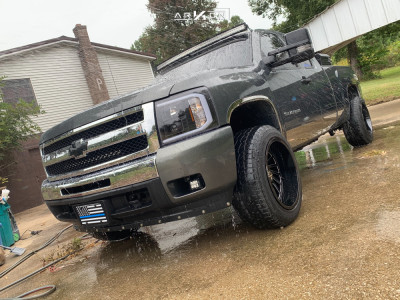 2011 Chevrolet Silverado 1500 - 20x12 -51mm - ARKON OFF-ROAD Caesar - Leveling Kit - 285/65R20