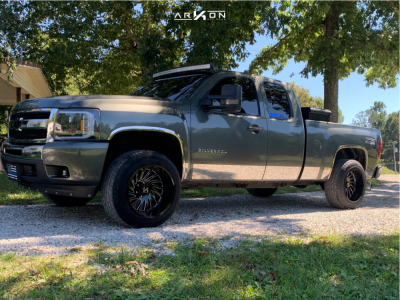 1 2011 Silverado 1500 Chevrolet Rough Country Leveling Kit Arkon Off Road Caesar Black