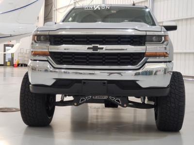 1 2018 Silverado 1500 Chevrolet Mcgaughys Suspension Lift 9in Arkon Off Road Lincoln Black