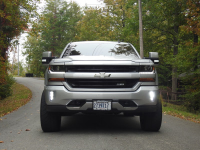 1 2016 Silverado 1500 Chevrolet Motofab Leveling Kit Arkon Off Road Caesar Machined Accents