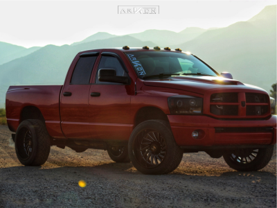 1 2006 Ram 2500 Dodge Stock Air Suspension Arkon Off Road Caesar Machined Black