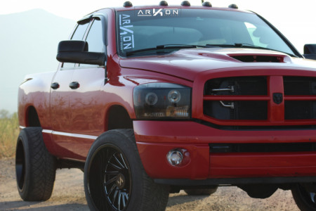 1 2006 Ram 2500 Dodge Stock Air Suspension Arkon Off Road Caesar Machined Black