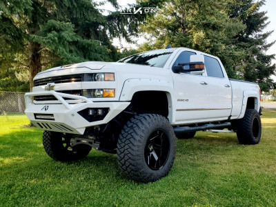 1 2017 Silverado 2500 Hd Chevrolet Fabtech Suspension Lift 6in Arkon Off Road Lincoln Black